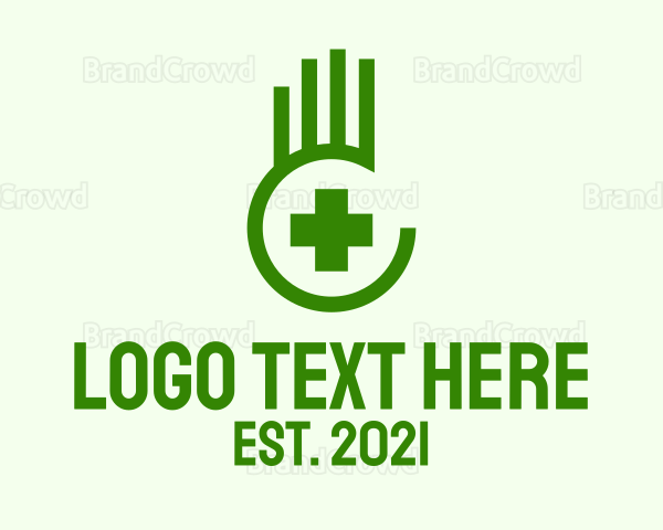 Medical Hand Cross Logo