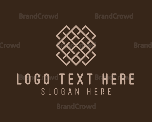 Woven Textile Pattern Logo