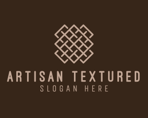 Woven Textile Pattern logo design