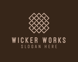 Woven Textile Pattern logo design