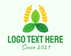Harvesting - Natural Organic Farm logo design