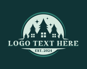 Residential - Forest House Tree logo design