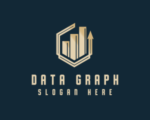 Business Statistics Graph logo design