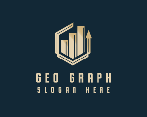 Business Statistics Graph logo design