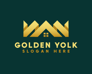 Golden Residential Realty logo design