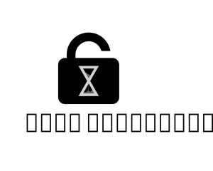 Hourglass Security Lock  Logo