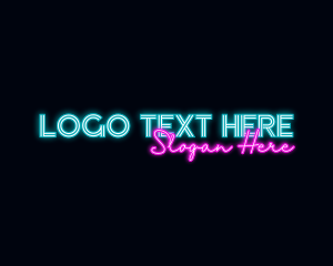 Enterprise - Neon Decoration Wordmark logo design