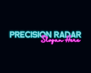 Neon Decoration Wordmark logo design