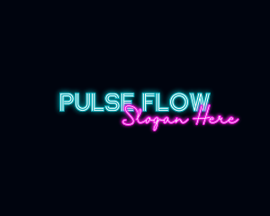 Neon Decoration Wordmark logo design