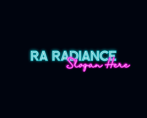 Neon Decoration Wordmark logo design