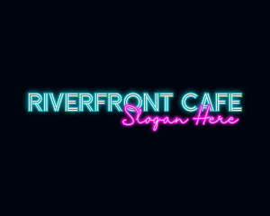 Neon Decoration Wordmark logo design