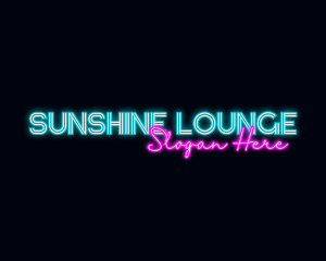 Neon Decoration Wordmark logo design