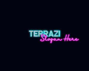 Neon Decoration Wordmark logo design