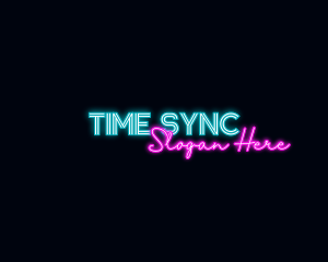 Neon Decoration Wordmark logo design