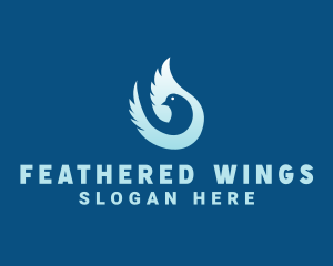 Blue Dove Wings logo design