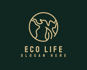 Sustainability - Sustainable Leaf Earth logo design