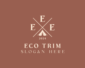 Travel Camping Tent  logo design