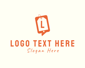 Coupon - Mobile Shopping Price Tag logo design