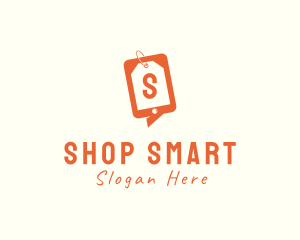 Mobile Shopping Price Tag logo design