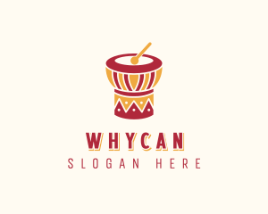 Cultural - African Djembe Drum logo design