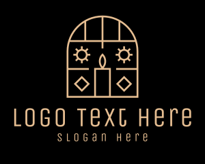 Decor - Home Decor Candle logo design
