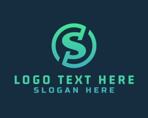 Dollar - Crypto Currency Letter S logo design