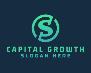 Investors - Crypto Currency Letter S logo design