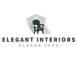 Interior Design Furniture Chair logo design