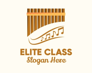 Bamboo Pan Flute logo design