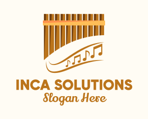 Inca - Bamboo Pan Flute logo design