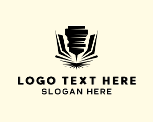 Machinery - CNC Laser Machinery logo design