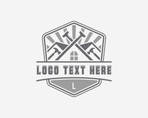 Nail - House Tools Repair logo design
