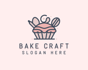 Bakery Confectionery Cupcake logo design