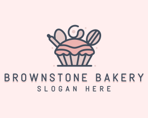 Bakery Confectionery Cupcake logo design