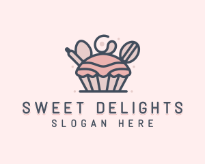 Cupcake - Bakery Confectionery Cupcake logo design