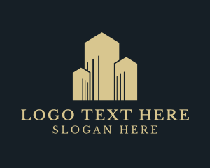 Office Space - Deluxe Architecture Building logo design