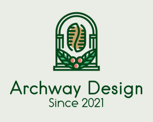 Archway - Coffee Bean Arch logo design