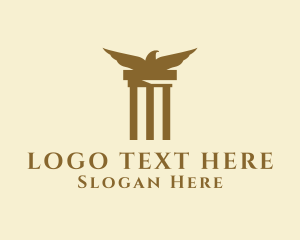 Eagle Pillar Business Logo