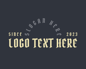 Calligrapher - Urban Gothic Business logo design