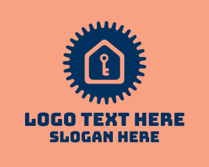 Leasing - Home Key Gear logo design