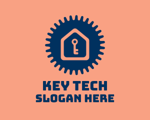 Home Key Gear  logo design