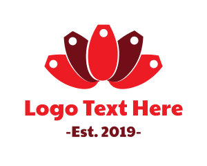 Coupon - Lotus Price Tag logo design