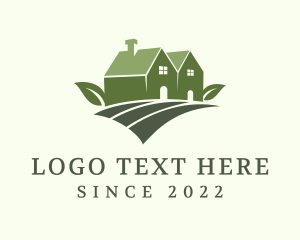 Farm - House Leaf Landscaping logo design