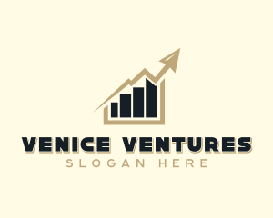 Financial Asset Graph logo design