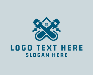 Faucet - Home Plumbing Handyman logo design