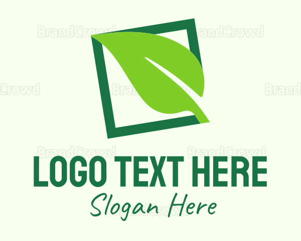 Green Eco Leaf Logo