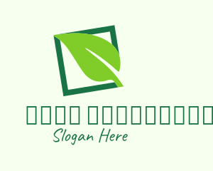 Green Eye - Green Eco Leaf logo design