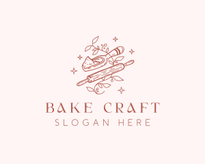 Baking Rolling Pin logo design