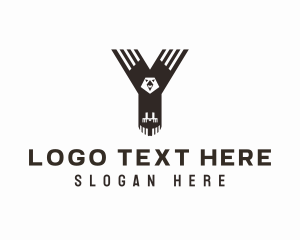 Activewear - Letter Y Eagle Bird logo design