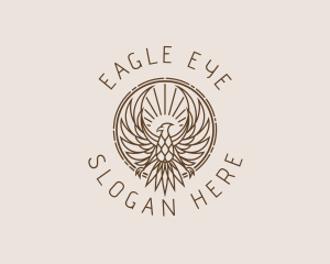 Eagle - Phoenix Hipster Eagle logo design